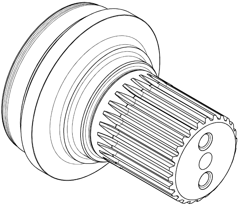 MIDSHIP STUB SHAFT